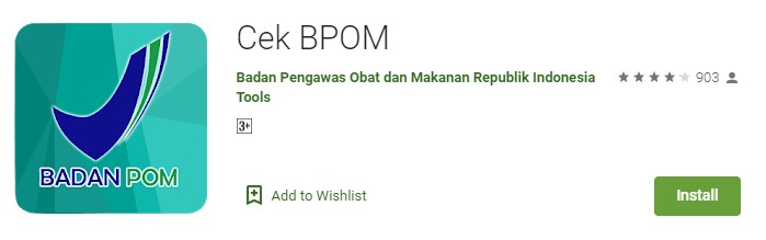 Cara cek BPOM melalui aplikasi