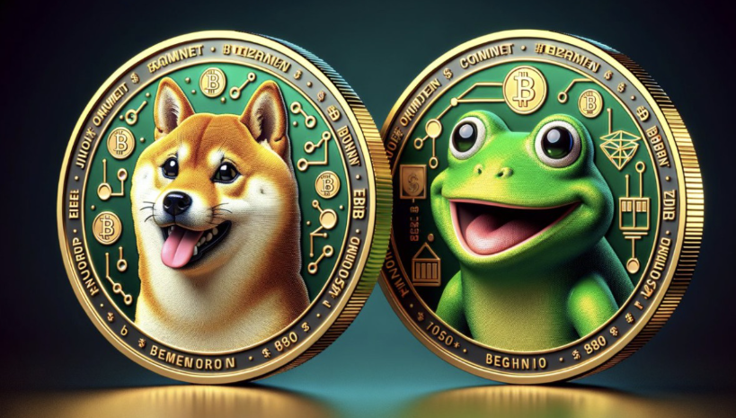 PEPE dan Dogecoin Saling Salip